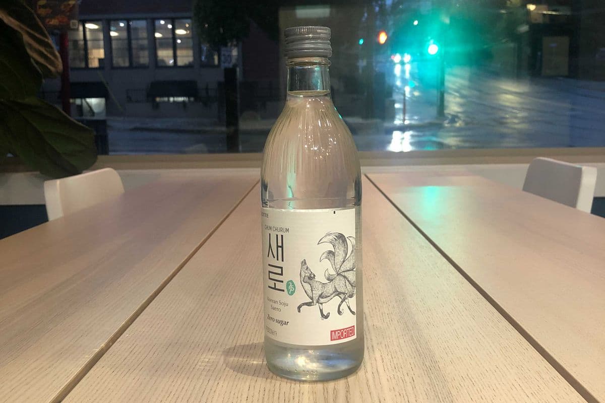 Korean Soju Saero (Zero Sugar) 375ml (16.0% ABV) (1 x 375 ml)