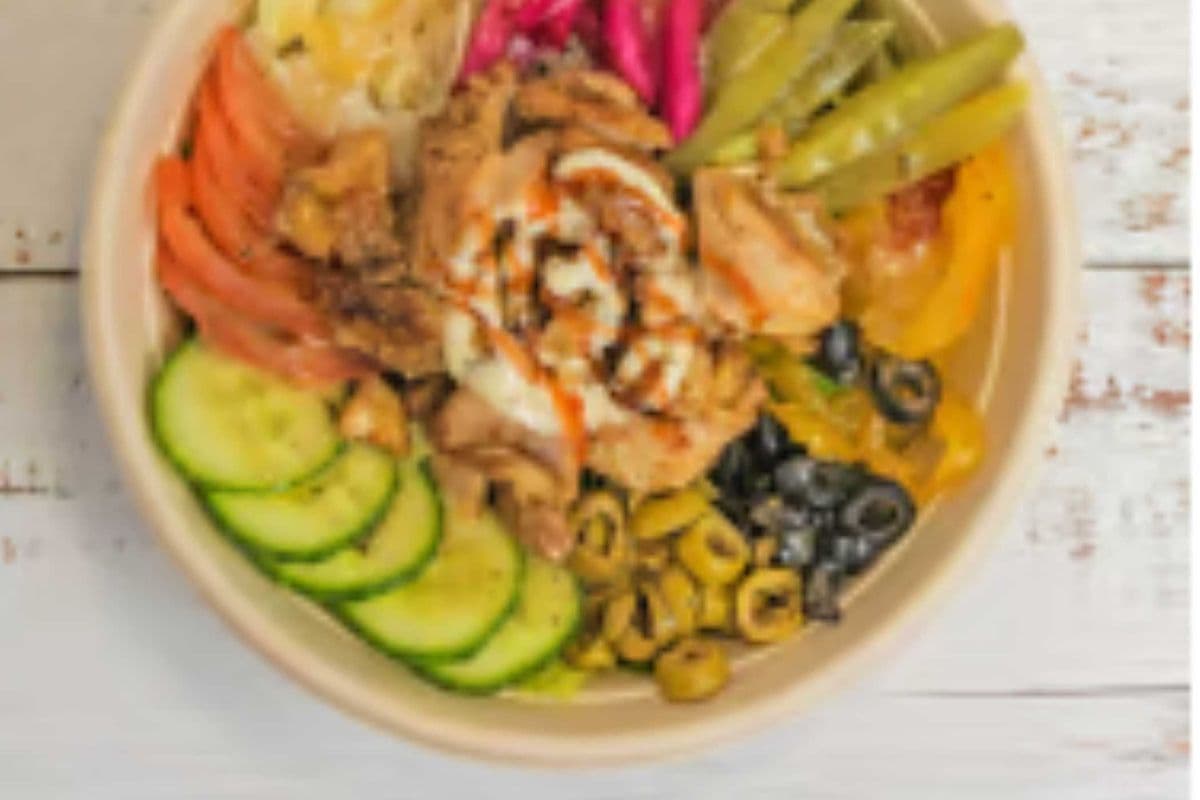 Chicken Shawarma Salad Bowl