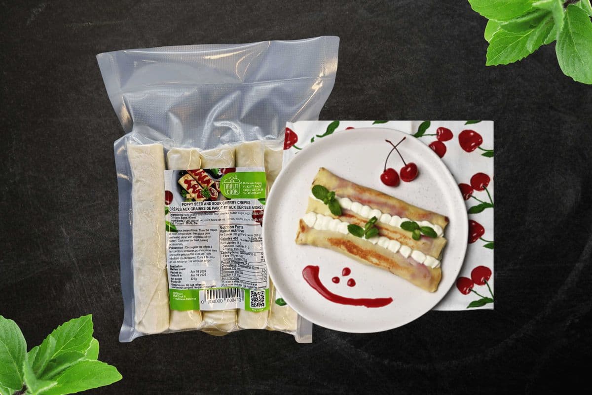Poppy Seed and Sour Cherry Crepes (425 g)