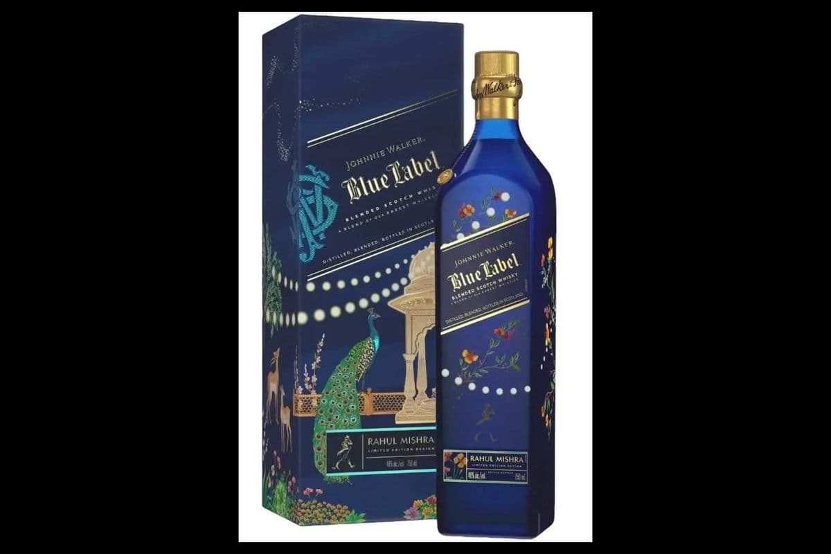 JOHNNIE WALKER BLUE LABEL X RAHUL MISHRA LIMITED-EDITION DESIGN (1 x 750ML)
