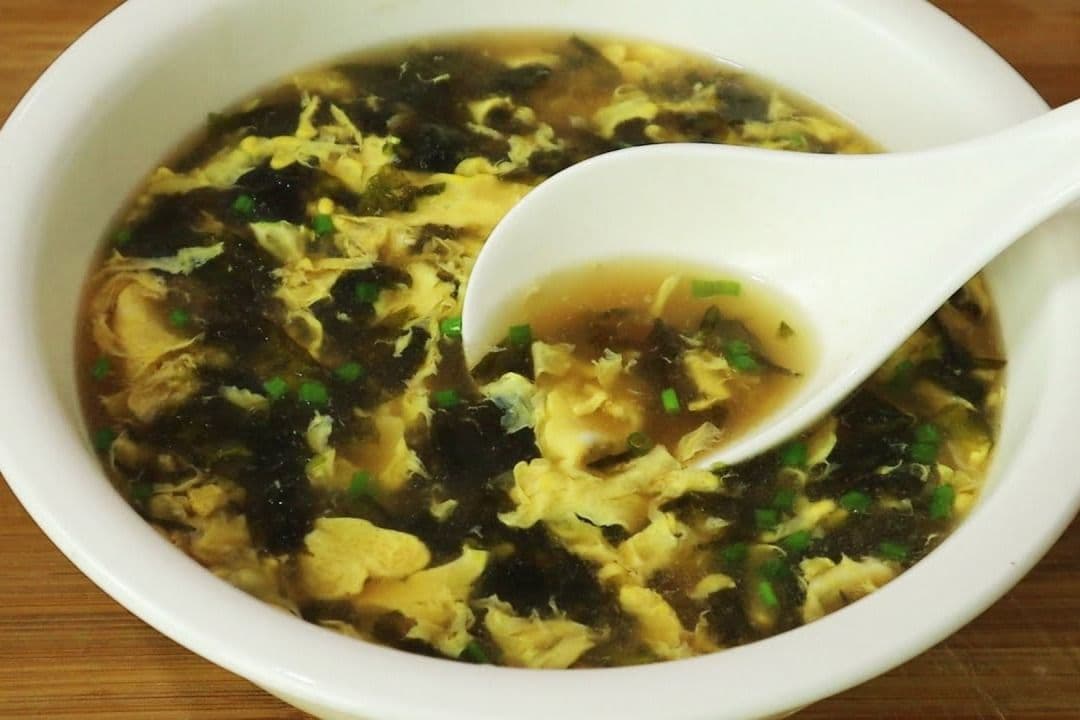 Seaweed Egg Soup 紫菜蛋汤