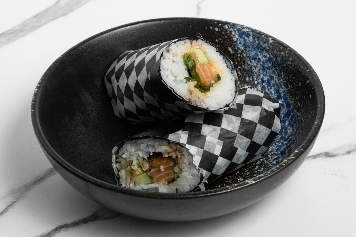 88. Salmon or Tuna Burrito