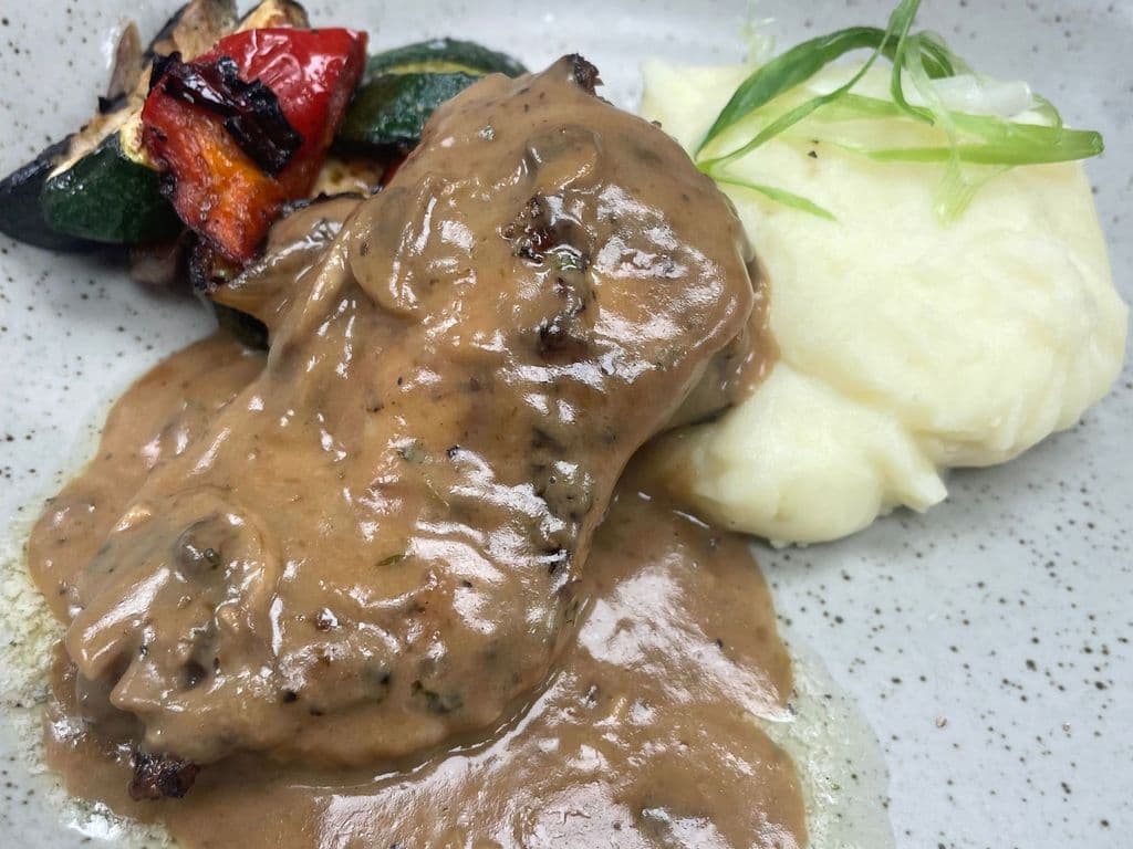 Portabella Stuffed Chicken