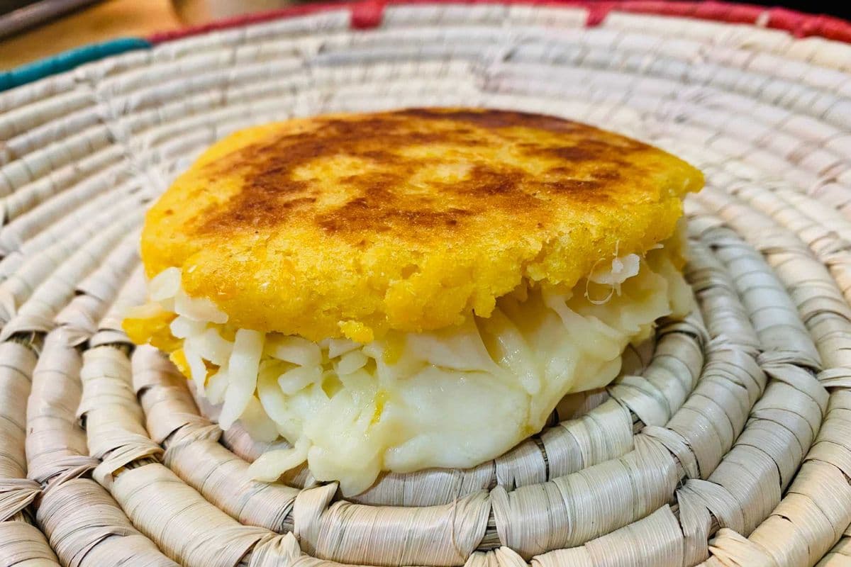 Chocolo Arepa with Cheese (Sweet Corn) (Gluten Friendly)