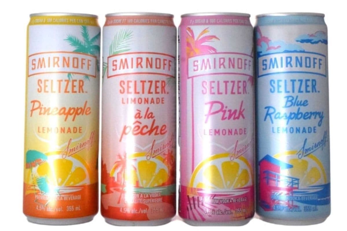 Smirnoff Seltzer - Lemonades (Variety Pack) (12 x 355ml Can)