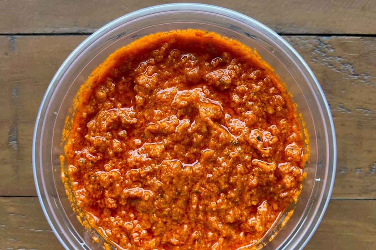 Sun-Dried Tomato Pesto (vegan)