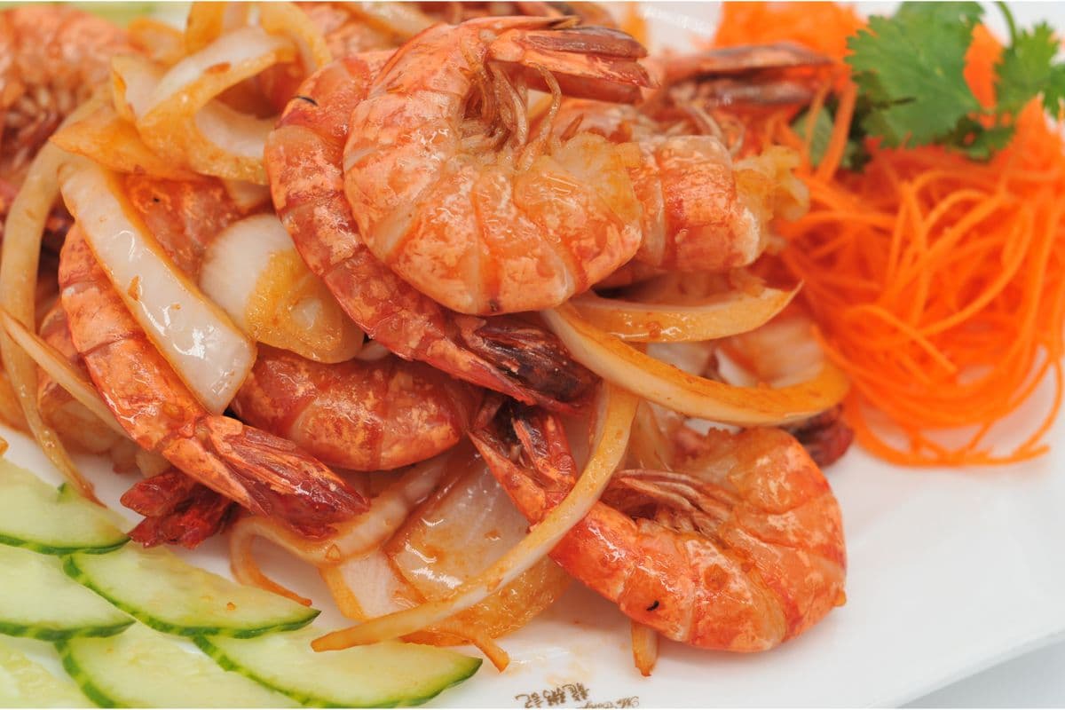 P10. Pan-Fried Tiger Shrimp in Maggi Sauce