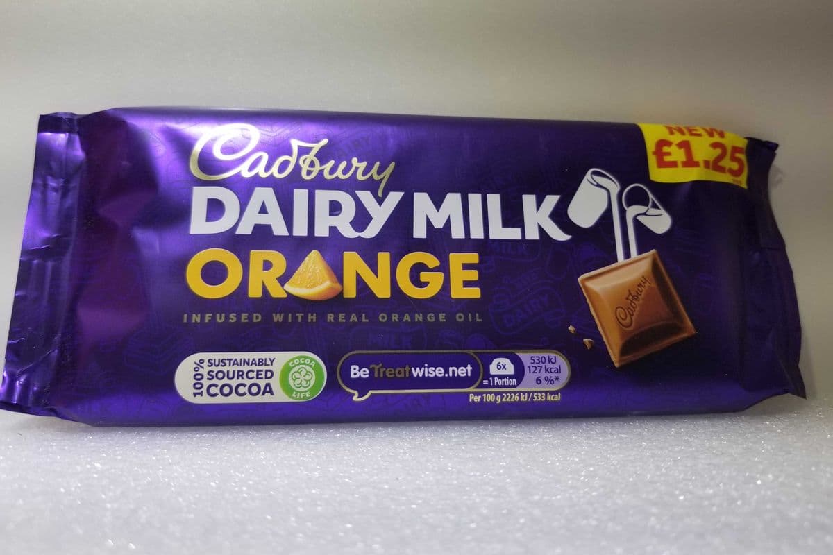 Cadbury Dairy Milk Orange (95 g)