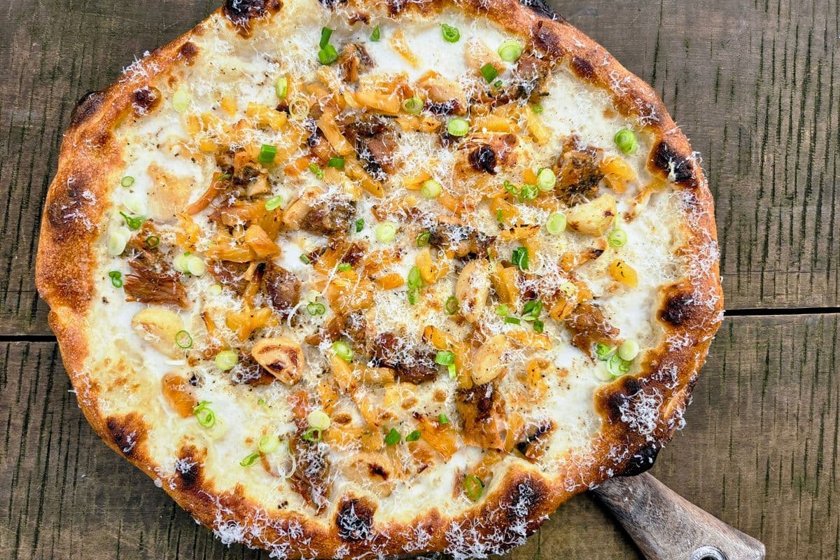 Mortadella Agrodolce Pizza