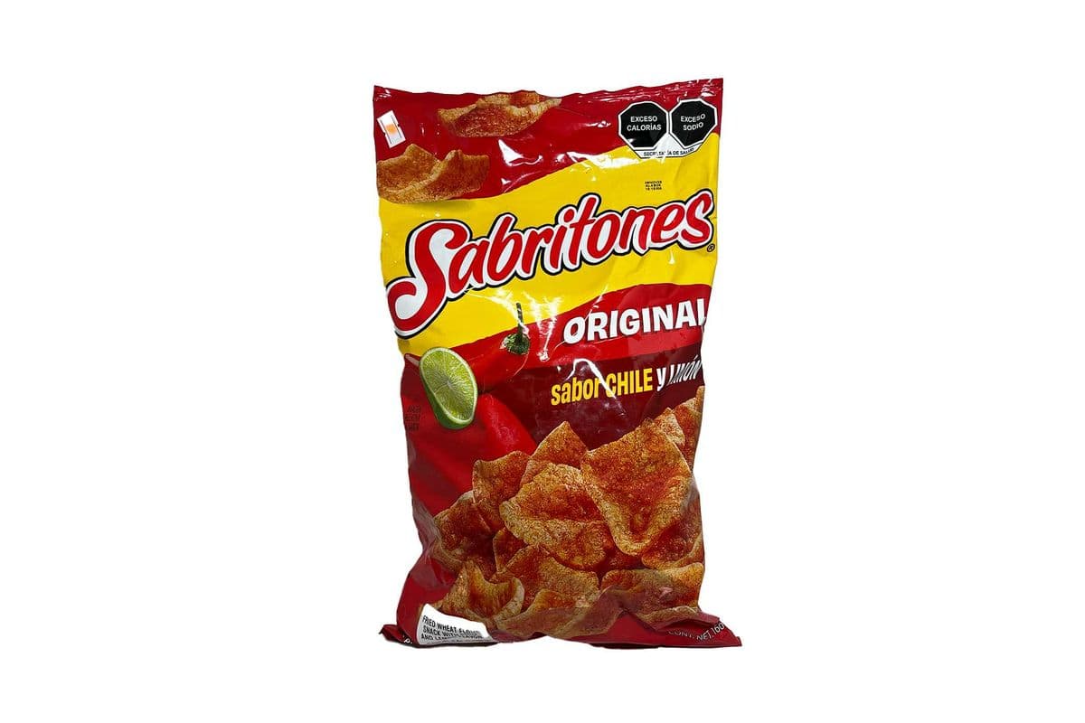 Chips Sabritones Sabor Chile Y Limon (160g)