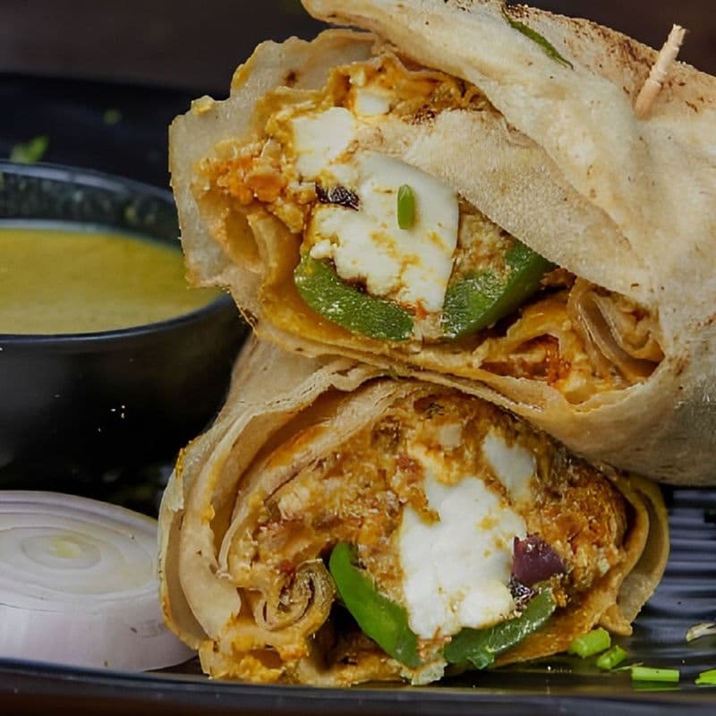 Soya Chaap Kathi Roll