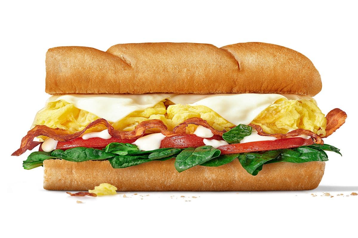 6'' Egg & Bacon Sub (500 Cals)