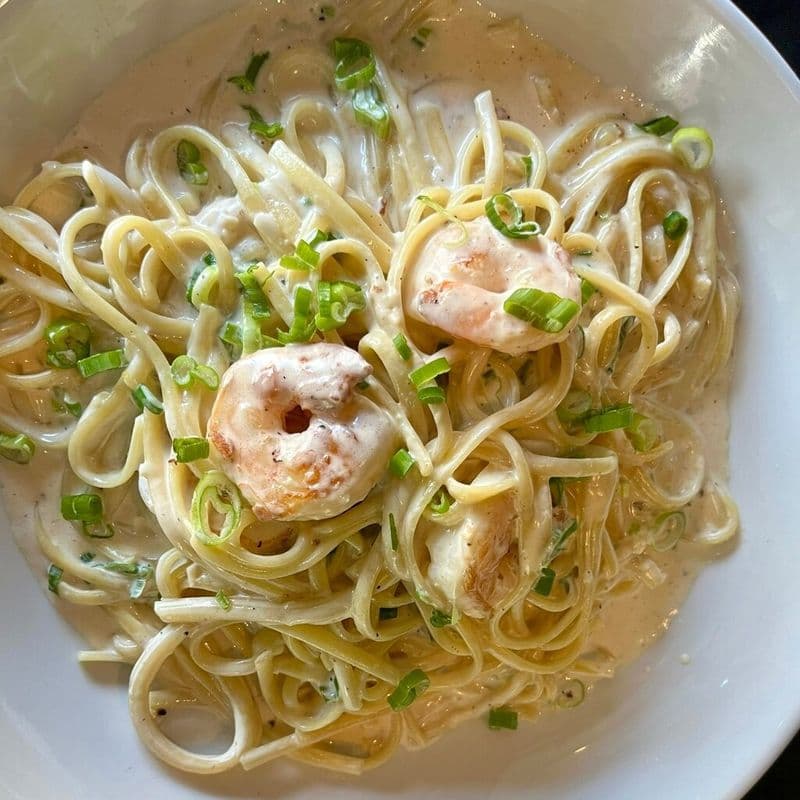 Linguini aux crevettes