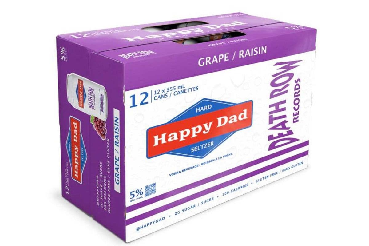 HAPPY DAD HARD SELTZER GRAPE (12 x 355 ML)