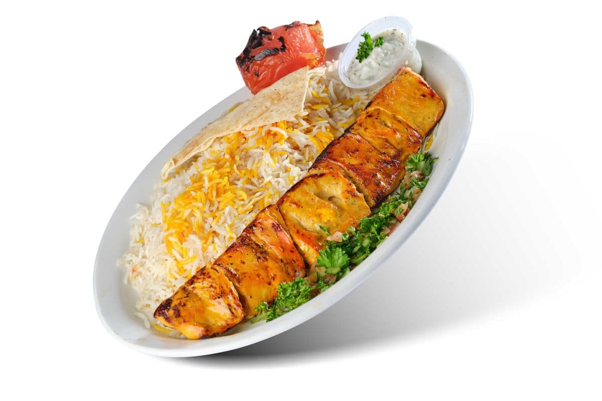 chicken kabob plate