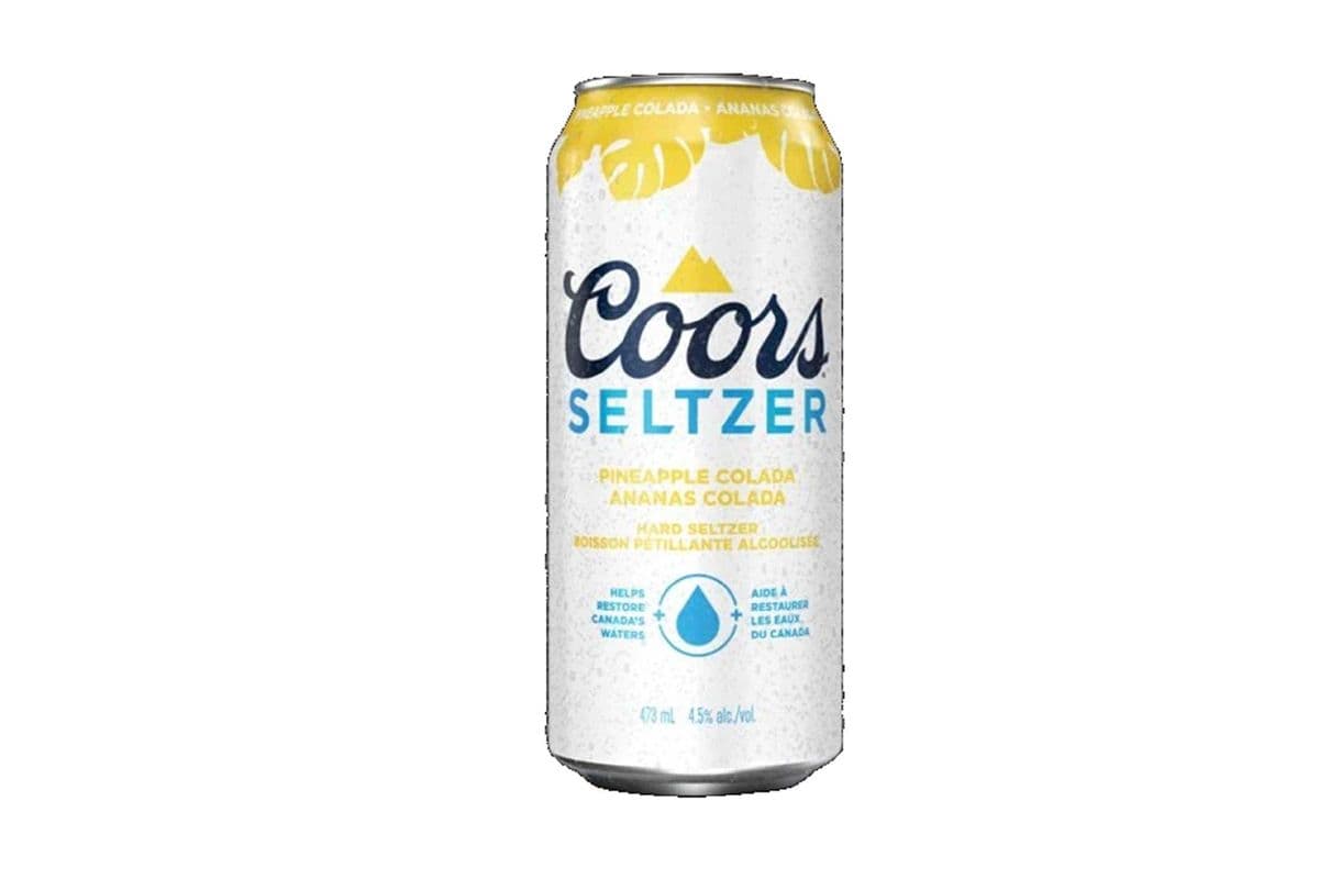 112171. COORS SELTZER PINEAPPLE COLADA (1 x 473ML)