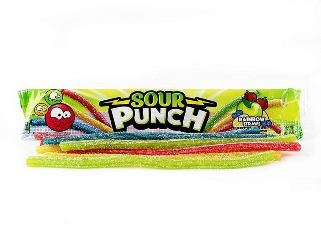 Sour Punch Straw's - Rainbow