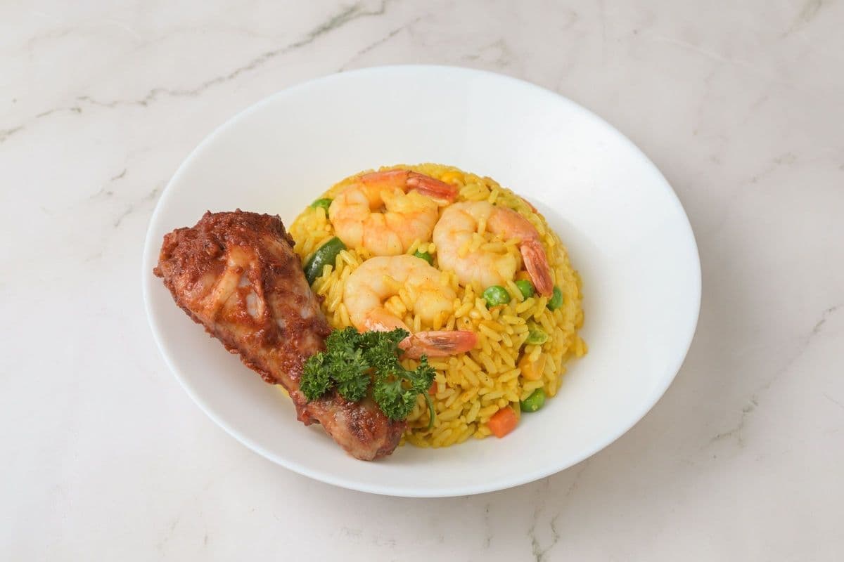 Fried Rice and Chicken