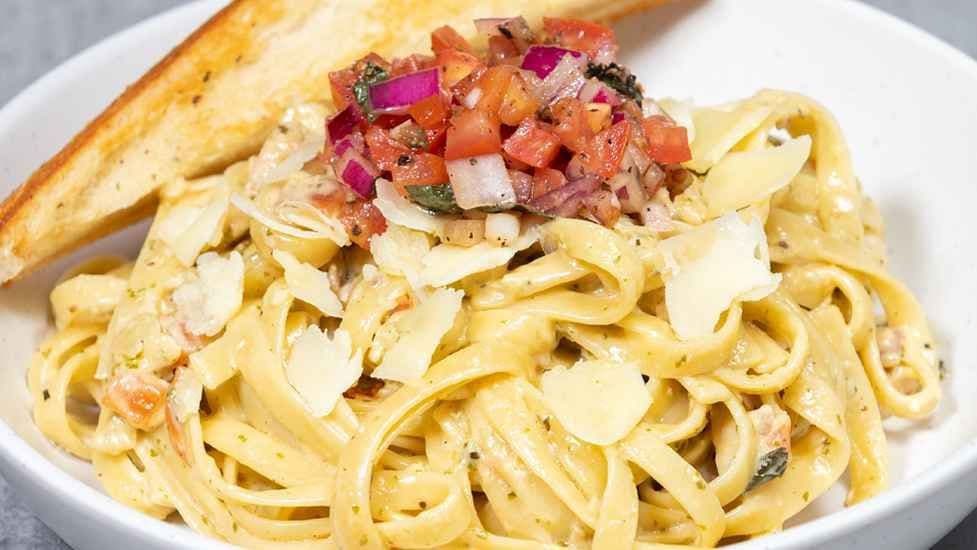 Bruschetta Chicken Fettuccine
