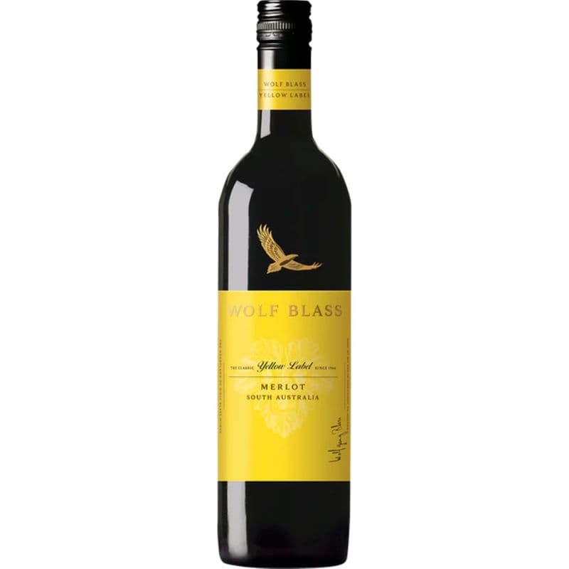 Wolf Blass Yellow Label Merlot (750 ml) (1 x 750ML)