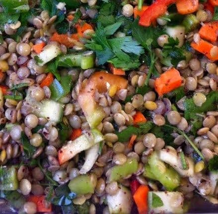 Green Lentil Salad