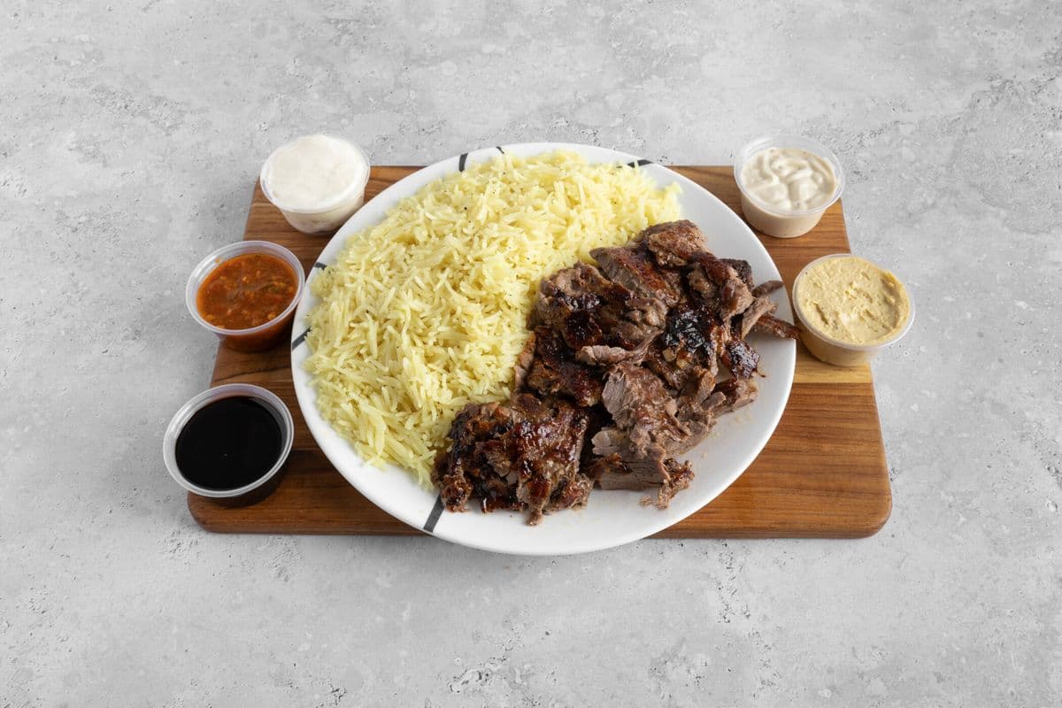 Beef Shawarma on Rice
