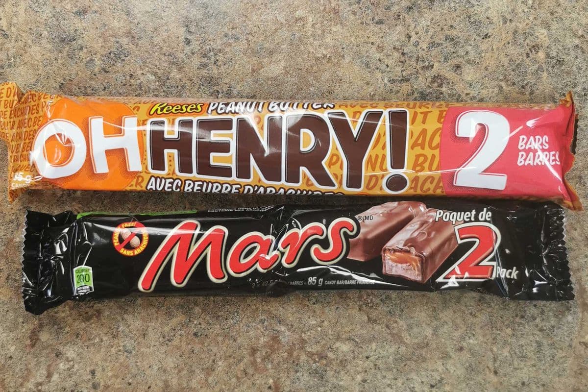Two king mars and ohhenry peanut (85g)