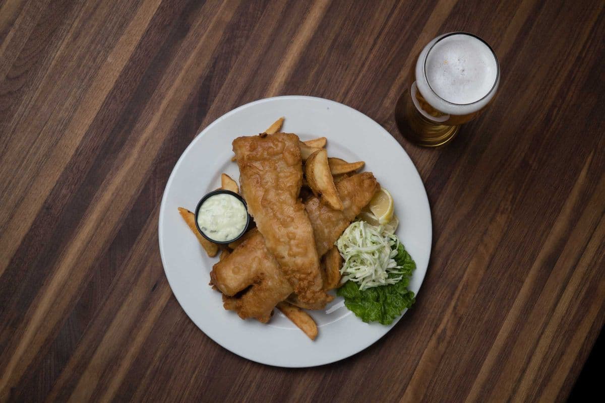 English-Style Fish and Chips