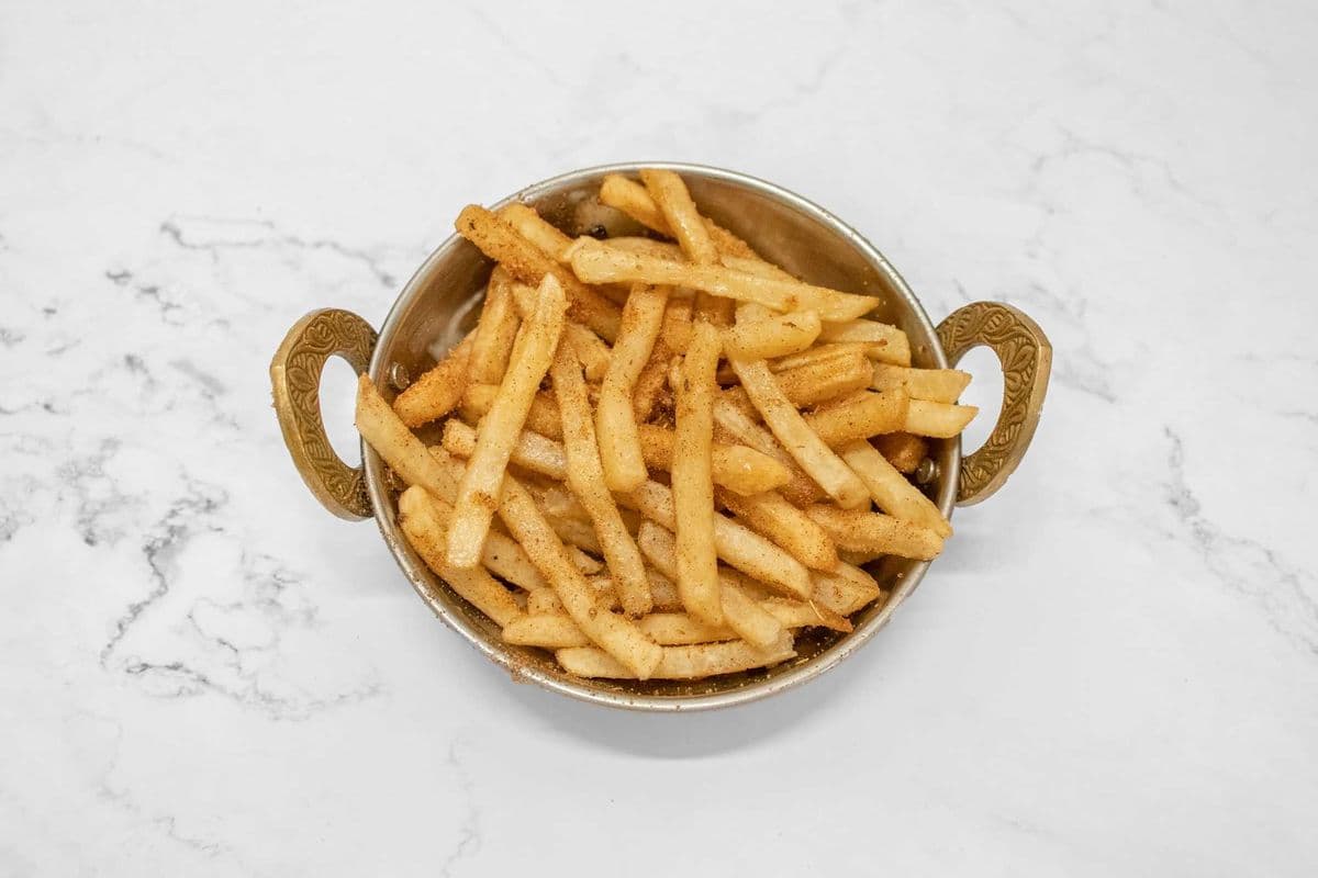 Spicey Fries with Butter Sauce