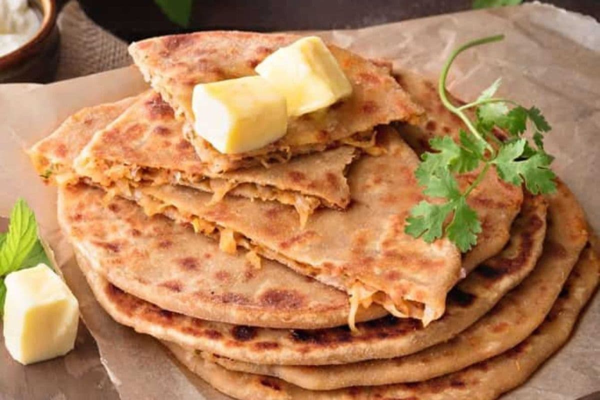 Single Paratha Plate