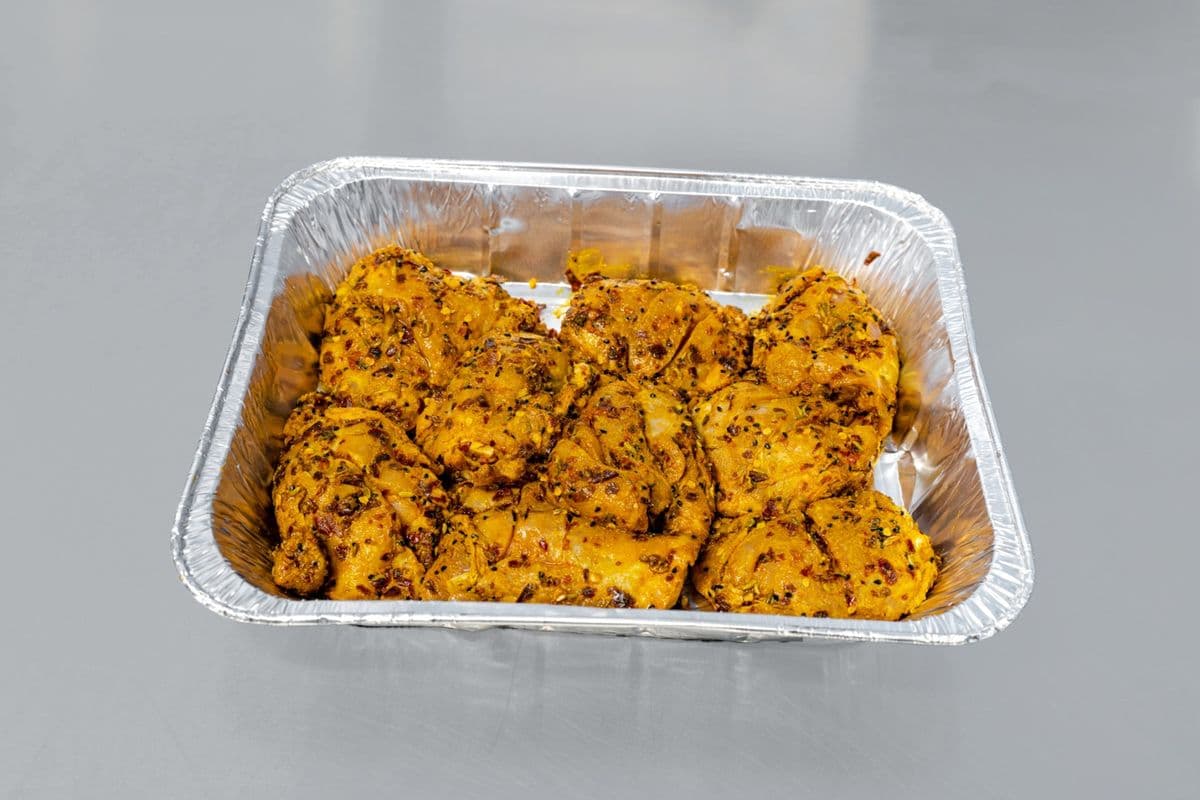 Cooked Achari Chicken Leg and Thigh (1 lb)
