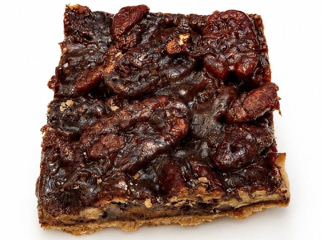 Paleo Pecan Pie Bar (2g Protein, 2g Fibre)