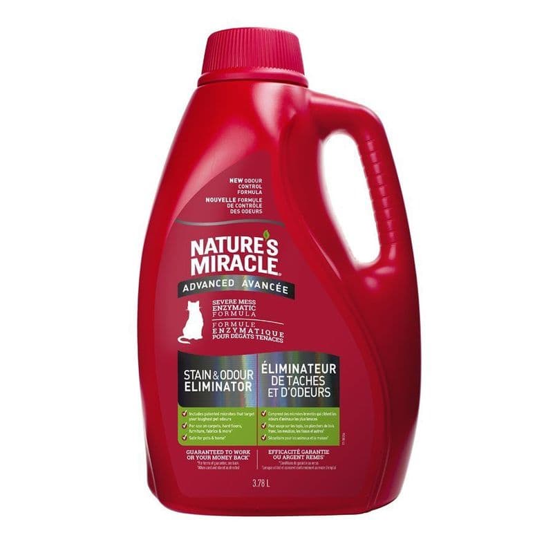 Nature's Miracle Just for Cats Stain & Odor Remover Advanced 128 oz