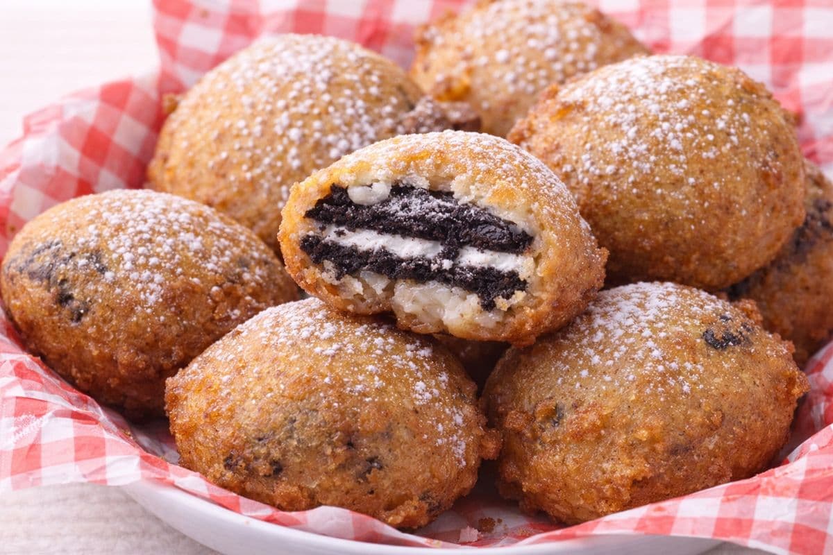 Day & Night Deep-Fried Oreos
