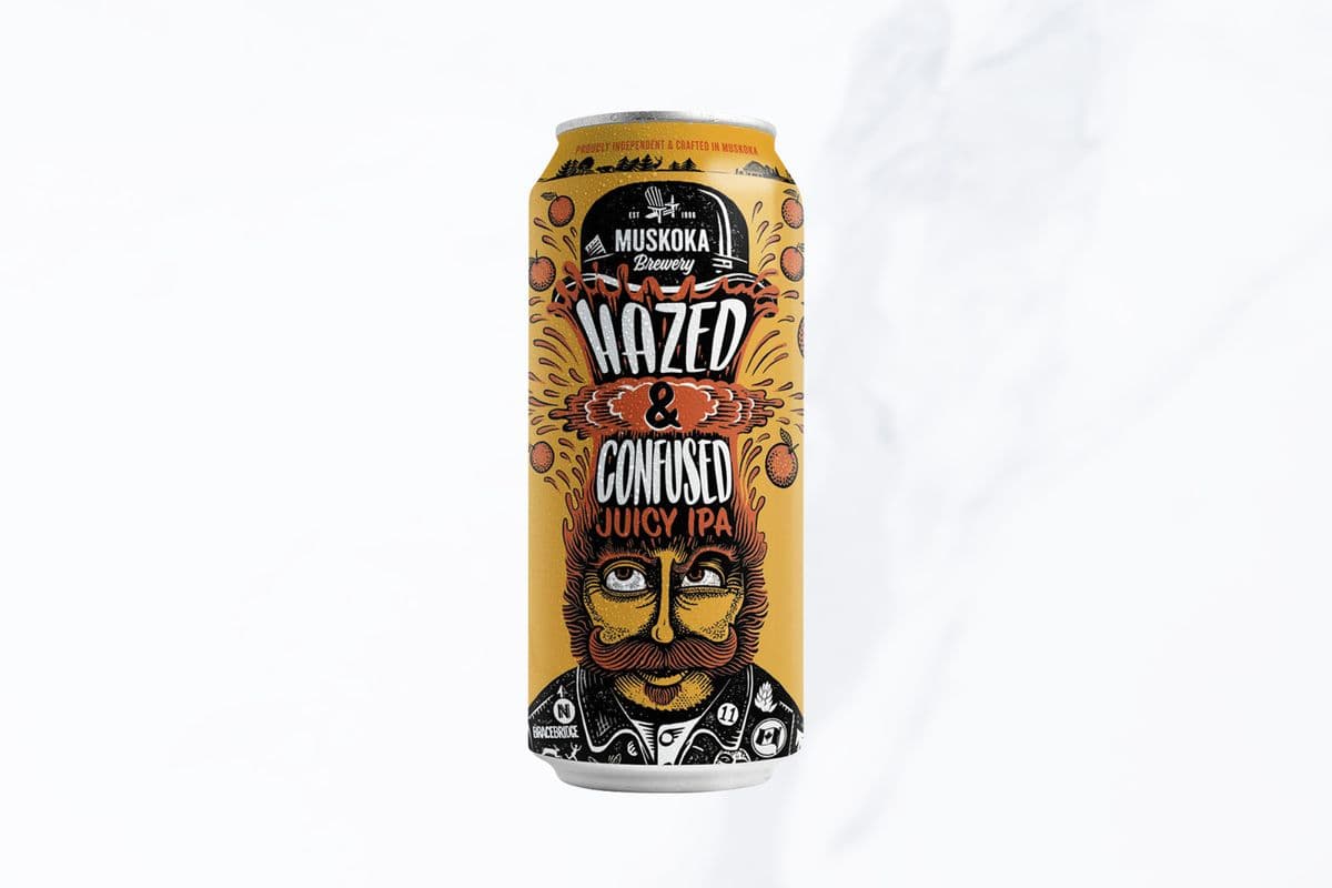 Muskoka Hazed & Confused Juicy IPA Tin 473mL