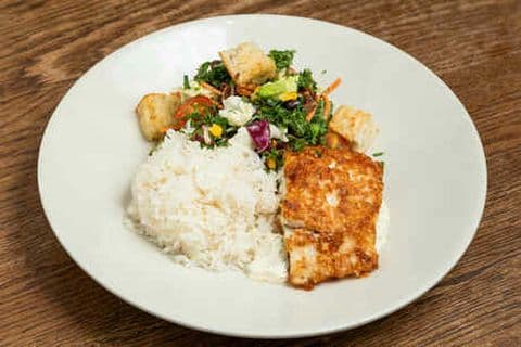 Potato Crusted Cod Bowl