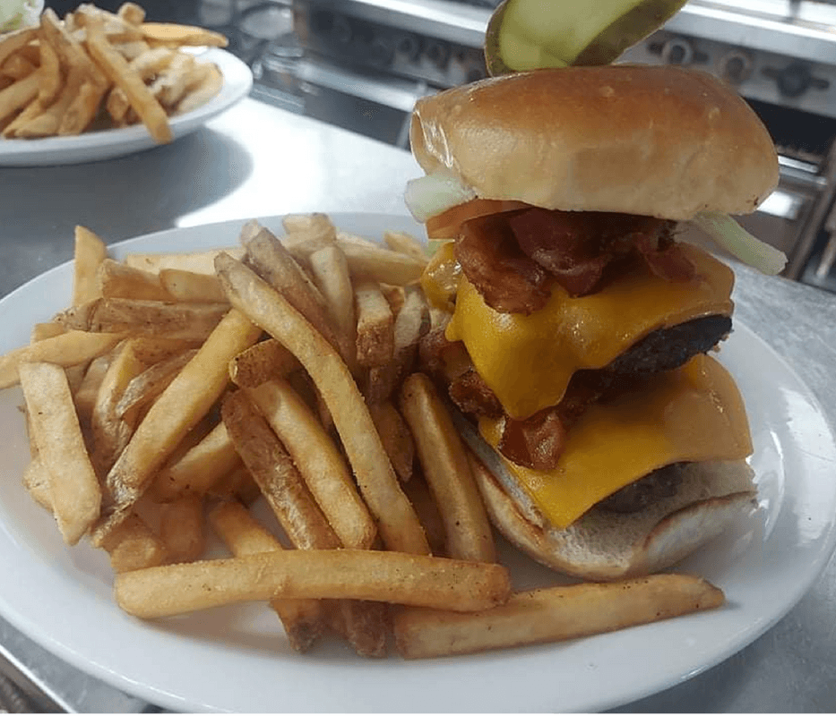 Cheddar Bacon Double Burger