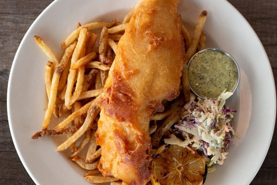 Steam Whistle Fish and Chips