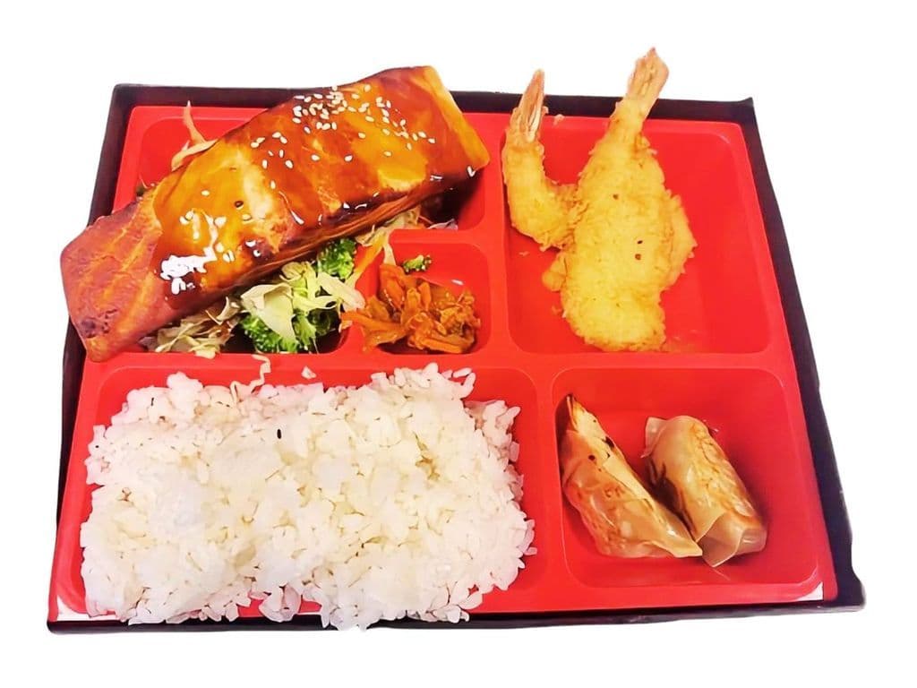 Salmon Teriyaki Bento