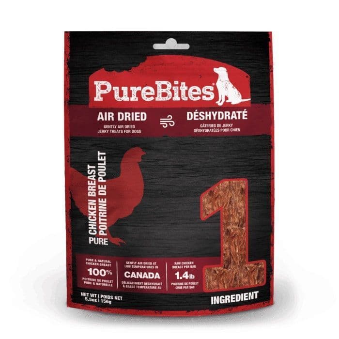 PureBites Chicken Jerky Dog Treats 156g