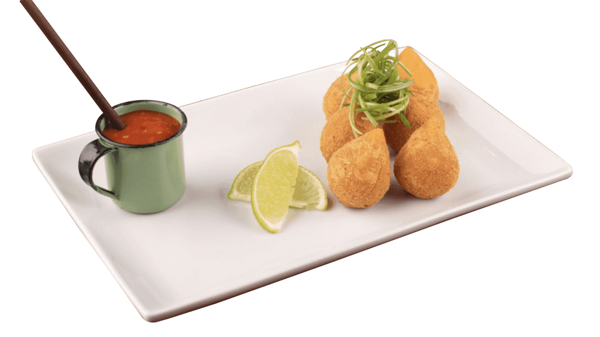 6 Chicken Fritters - Coxinhas 6 unidades