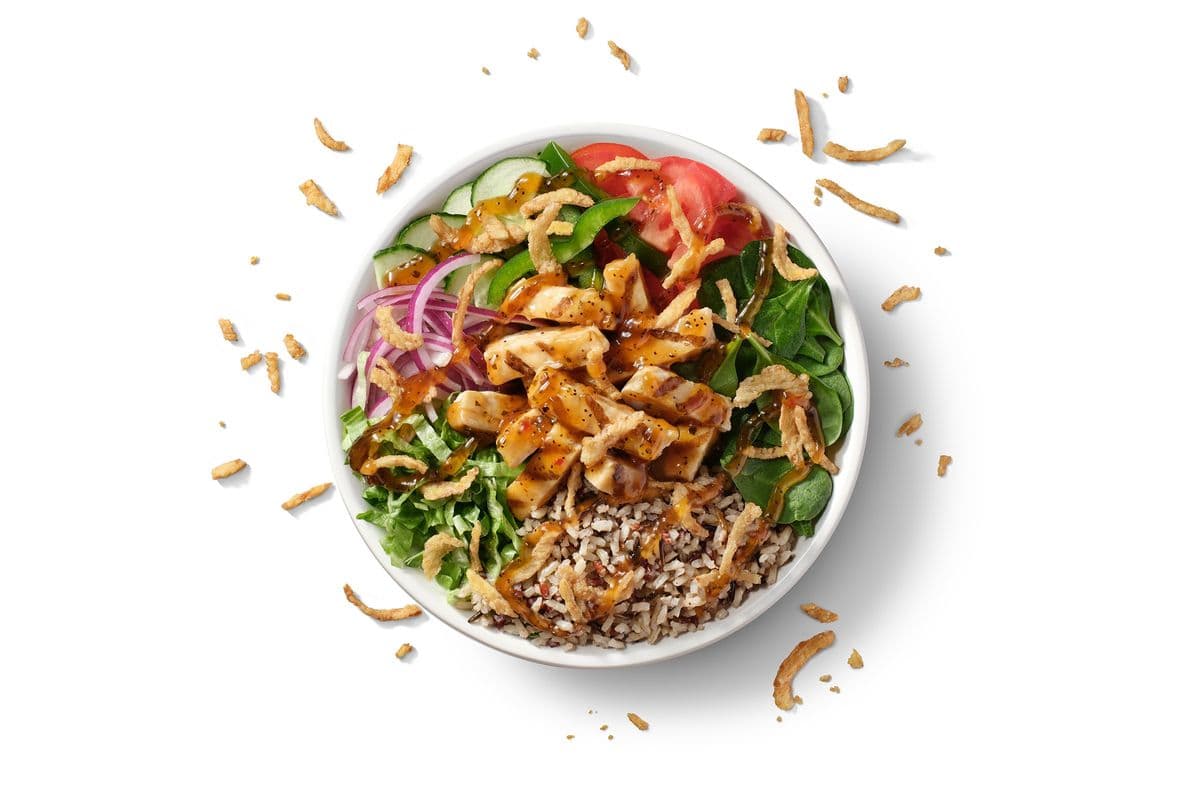Bol Poulet teriyaki croquant / Chicken Teriyaki Crunch Bowl (590 Cals)