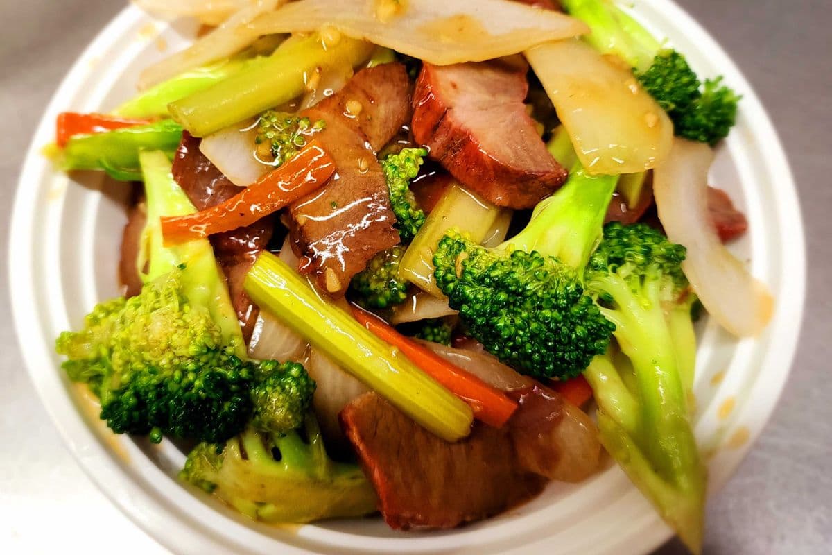 59. BBQ Pork with Mixed Vegetables