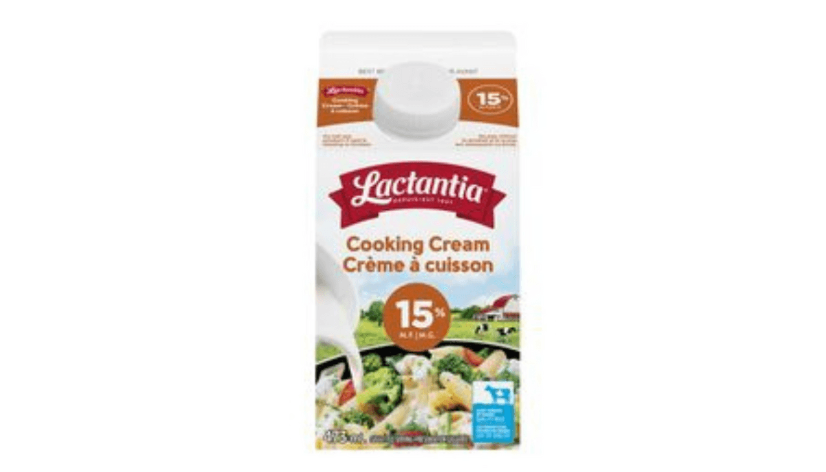 Lactantia Crème à cuisson 15% / Cooking Cream 15% 473mL