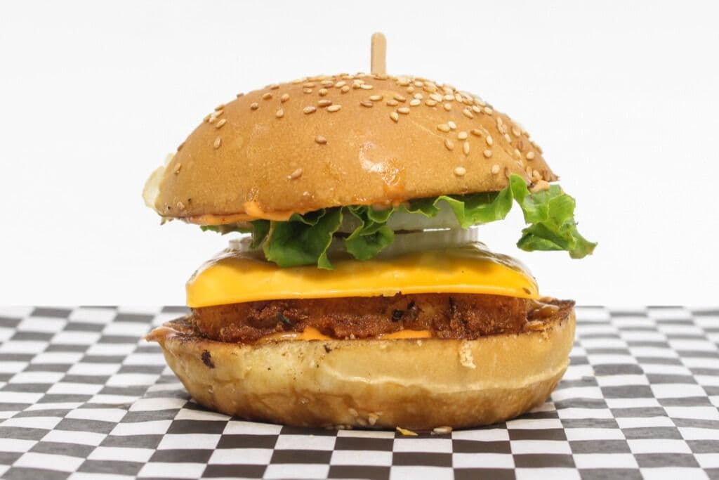 Spicy Paneer Burger