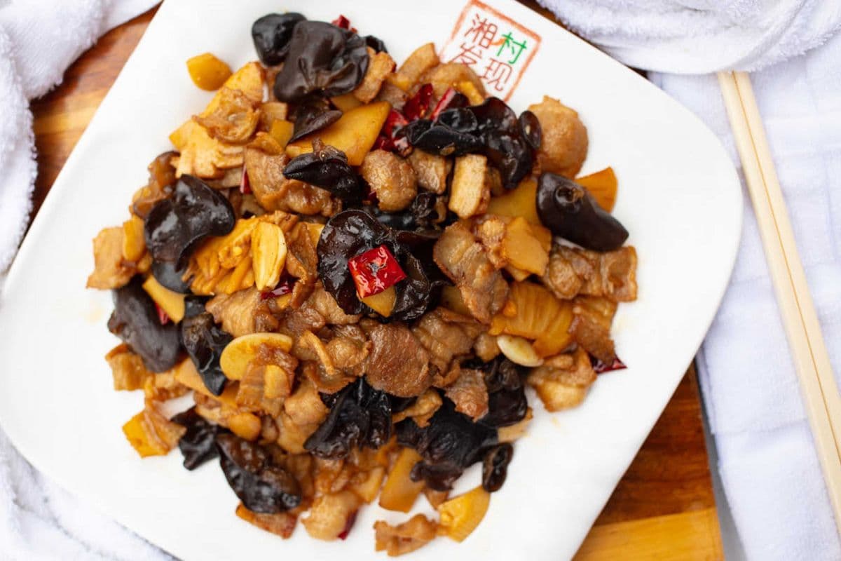 Stir Fried Pork with Bamboo Shoots 笋片小炒肉
