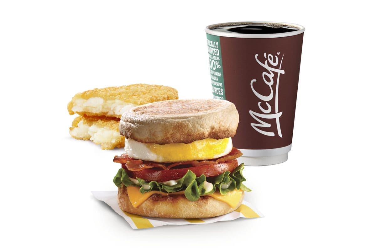 Egg BLT McMuffin Extra Value Meal [710-730 Cals]