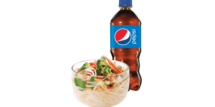 Mini Vegetable Soup & Bottled Drink Combo