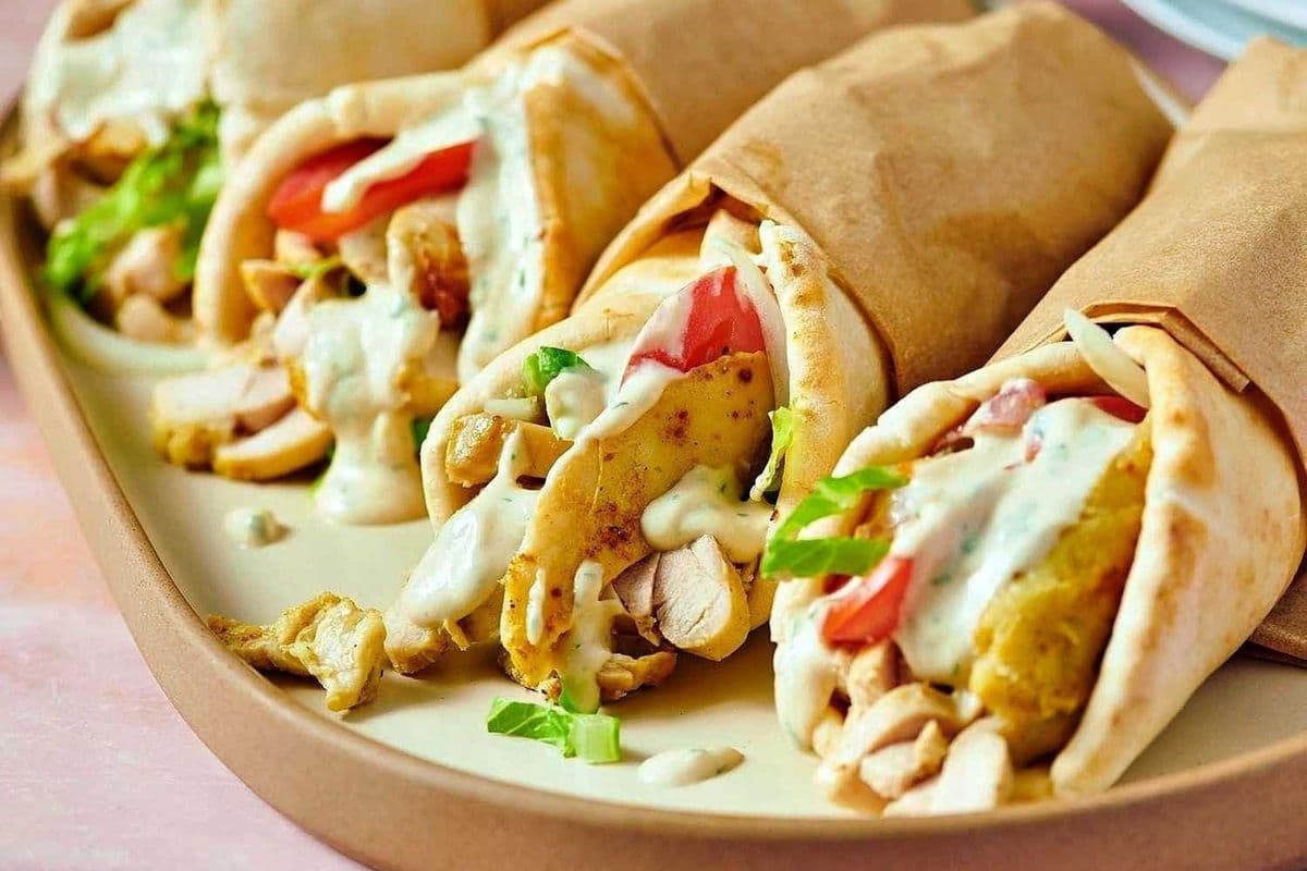Mixed Shawarma Wrap (Chicken & Beef) (12oz)