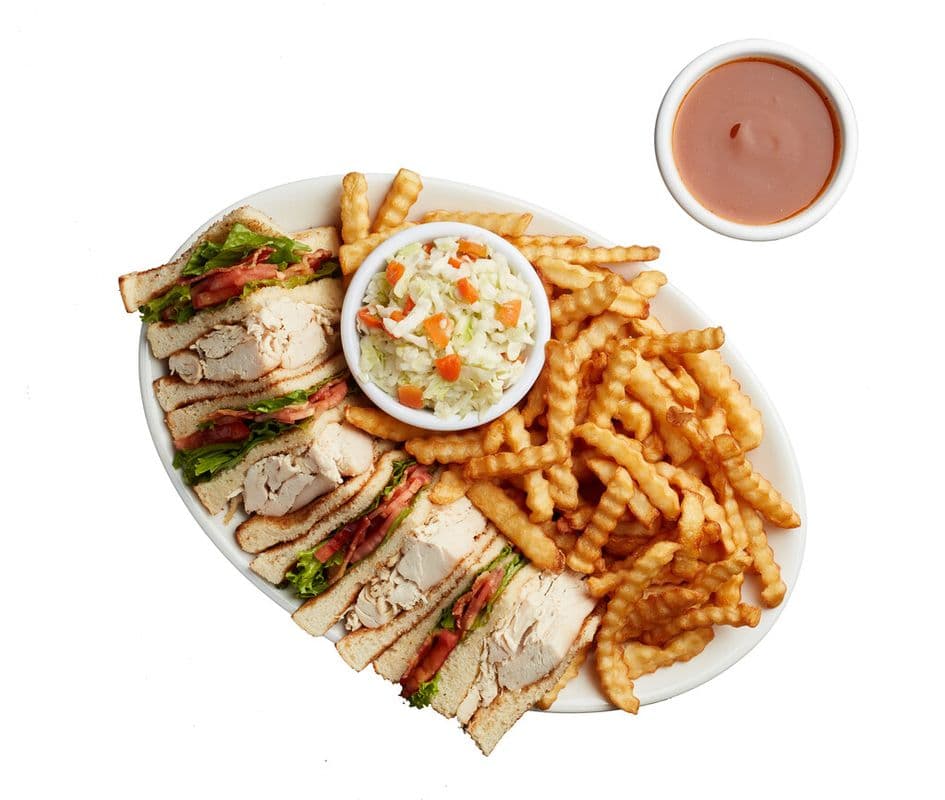 Club viande brune / Dark meat club sandwich